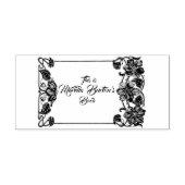 Briefmarke für den Blumenhandel Gummistempel (Prägung)