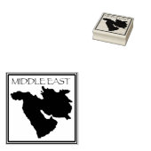 Briefmarke für den Nahost-Pass Gummistempel (Stempel)