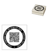Briefmarke für den QR-Code im benutzerdefinierten  Gummistempel (Stempel)