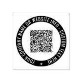 Briefmarke für den QR-Code im benutzerdefinierten  Gummistempel (Prägung)