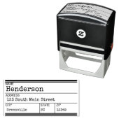 Briefmarke für den Schreibmaschinenbenutzer - Brie Permastempel (Beispiel)