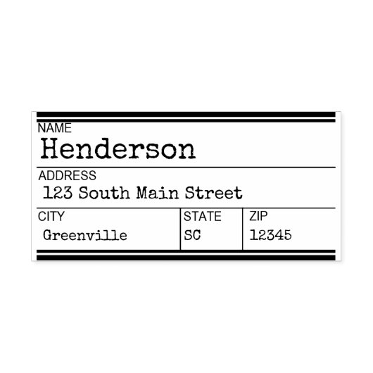 Briefmarke für den Schreibmaschinenbenutzer - Brie Permastempel (Design)