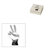 Briefmarke für die Friedenssignatur Gummistempel (Stempel)