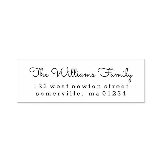 Briefmarke für die hübsche Rücksendeadresse von Sk Permastempel (Design)