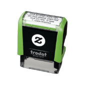 Briefmarke für die Rücksendeadresse mit benutzerde Permastempel (Produkt)