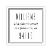 Briefmarke für die selbstfarbige Rücksendeadresse  Permastempel (Design)