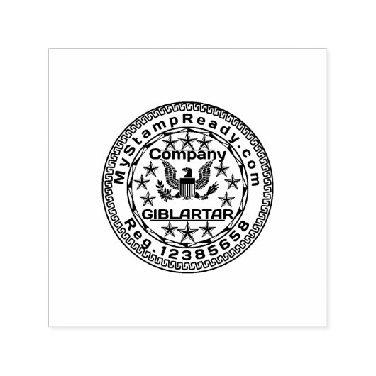 Briefmarke für digitales Kautschuk online Permastempel (Design)