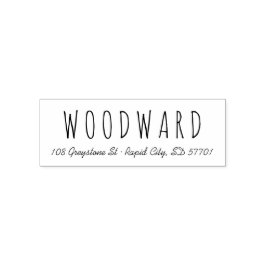 Briefmarke für einfache Handschriftenschrift-Rücks Permastempel