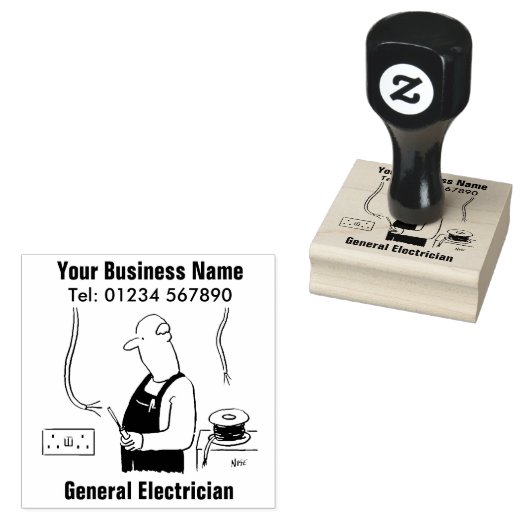 Briefmarke für Elektrokautschuk Gummistempel (Stempel)