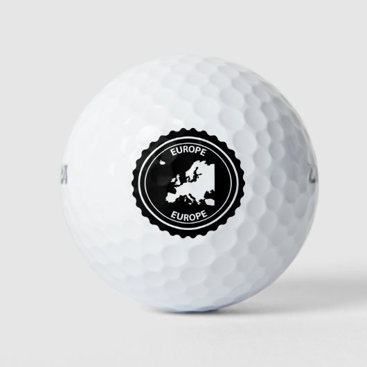 Briefmarke für Europa Golfball (Vorderseite)
