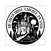 Briefmarke für Fairytail Hochzeit im Schloss Gummistempel (Prägung)