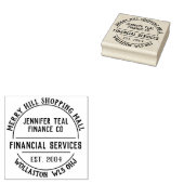 Briefmarke für Finanzdienstleistungen Gummistempel (Stempel)