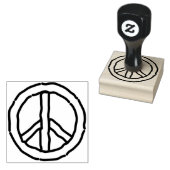 Briefmarke für Frieden Gummistempel (Stempel)