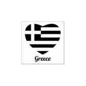 Briefmarke für griechische Flaggen Gummistempel (Prägung)