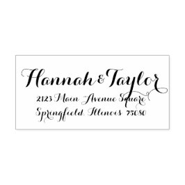 Briefmarke für Hochzeiten *Moderne Klassik* Permastempel