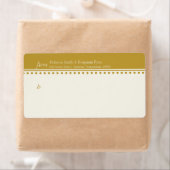 Briefmarke für Hochzeitseinladungen, Gold (Insitu)