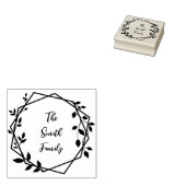 Briefmarke für Holzfamilien Gummistempel (Stempel)