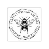 Briefmarke für Honigbienen Gummistempel (Prägung)