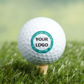 Briefmarke für Ihr Design-Logo Golfball (Insitu T-Shirt)