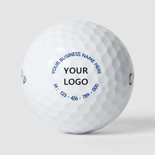 Briefmarke für Ihr Firmenlogo Golfball (Vorderseite)