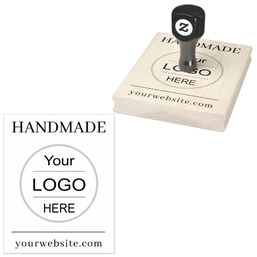 Briefmarke für Ihr Firmenlogo, Handcr Gummistempel (Stempel)
