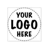 Briefmarke für Ihr Logo Gummistempel (Prägung)