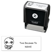 Briefmarke für Kinder Niedliches Mädchen Permastempel (Beispiel)