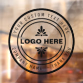 Briefmarke für kundenspezifische Business-LOGO  Fensteraufkleber (Blatt 2)