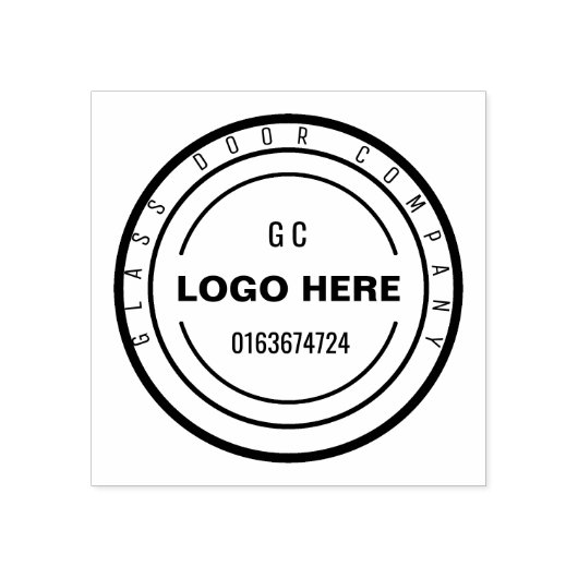 Briefmarke für kundenspezifische Business-LOGOS Gummistempel (Prägung)