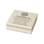 Briefmarke für kundenspezifische Firmenlogos Gummistempel (Stempel)