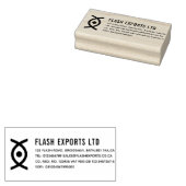 Briefmarke für kundenspezifische Firmenlogos Gummistempel (Stempel)