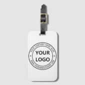 Briefmarke für kundenspezifische Firmenlogos - Per Gepäckanhänger (Vorderseite Vertikal)