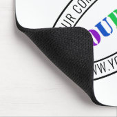 Briefmarke für kundenspezifische Firmenlogos - Per Mousepad (Ecke)