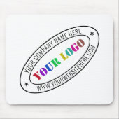 Briefmarke für kundenspezifische Firmenlogos - Per Mousepad (Vorne)