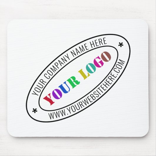 Briefmarke für kundenspezifische Firmenlogos - Per Mousepad (Vorne)