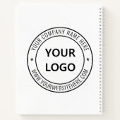 Briefmarke für kundenspezifische Firmenlogos - Per Notizblock (Rückseite)