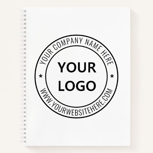 Briefmarke für kundenspezifische Firmenlogos - Per Notizblock (Vorderseite)