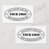 Briefmarke für kundenspezifische Firmenlogos - Per Telefonnummerkarte (Vorne/Hinten)