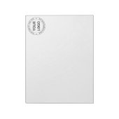 Briefmarke für kundenspezifische Firmenlogos Perso Notizblock (Rotiert)