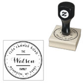 Briefmarke für kundenspezifische Rücksendeadresse Gummistempel (Stempel)