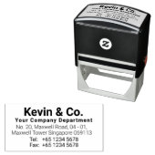 Briefmarke für kundenspezifische, selbstfarbige Ka Permastempel (Beispiel)