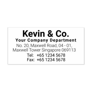 Briefmarke für kundenspezifische, selbstfarbige Ka Permastempel