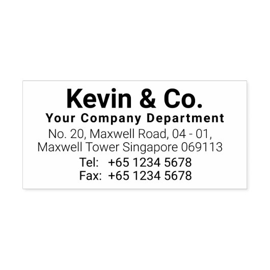 Briefmarke für kundenspezifische, selbstfarbige Ka Permastempel (Design)