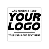 Briefmarke für Logos und Text Gummistempel (Prägung)