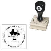 Briefmarke für niedliche Enteneier Gummistempel (Stempel)