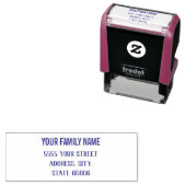 Briefmarke für personalisierte benutzerdefinierte  permastempel (Beispiel)