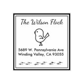 Briefmarke für personalisierte Bird-Themen Gummistempel (Prägung)