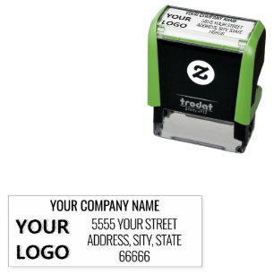 Briefmarke für personalisierte Firmenlogo Permastempel