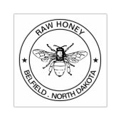 Briefmarke für personalisierte Firmenlogos - Biene Gummistempel (Prägung)