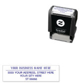 Briefmarke für Personalisierte Rücksendeadresse Permastempel (Beispiel)